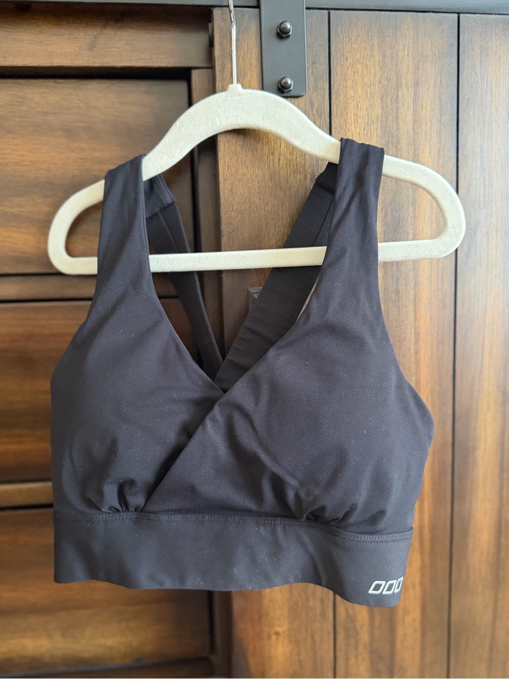 Wireless nursing sports bra - Black